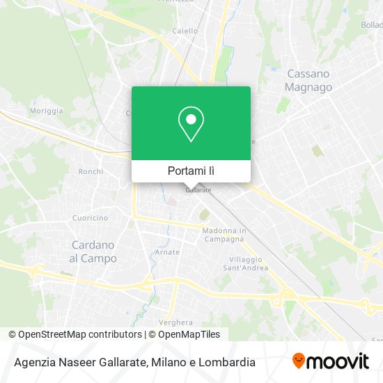 Mappa Agenzia Naseer Gallarate