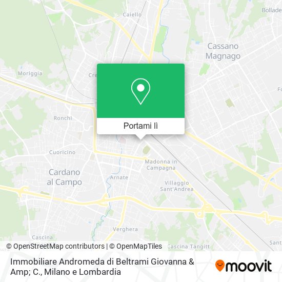 Mappa Immobiliare Andromeda di Beltrami Giovanna & Amp; C.