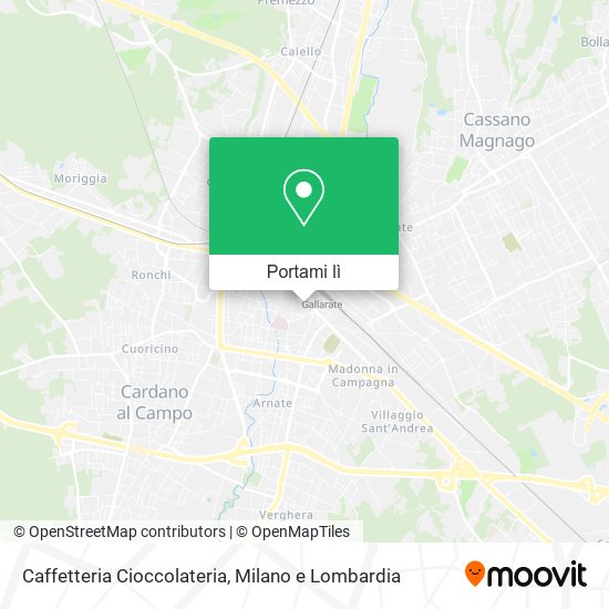 Mappa Caffetteria Cioccolateria