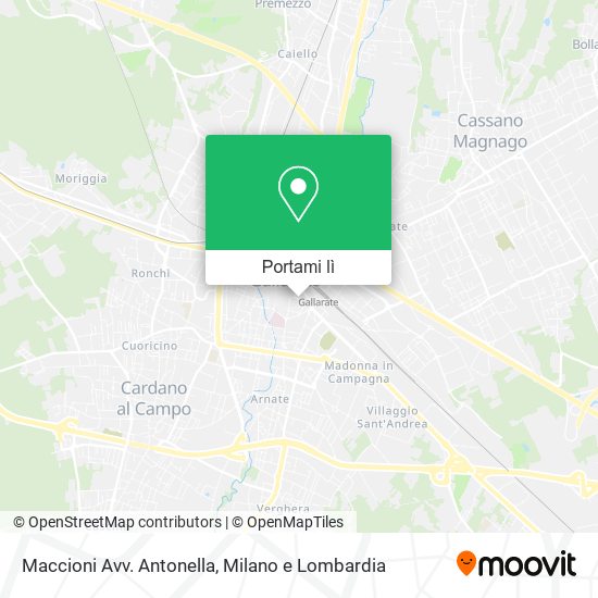 Mappa Maccioni Avv. Antonella
