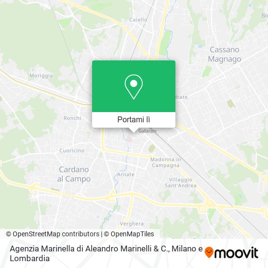 Mappa Agenzia Marinella di Aleandro Marinelli & C.