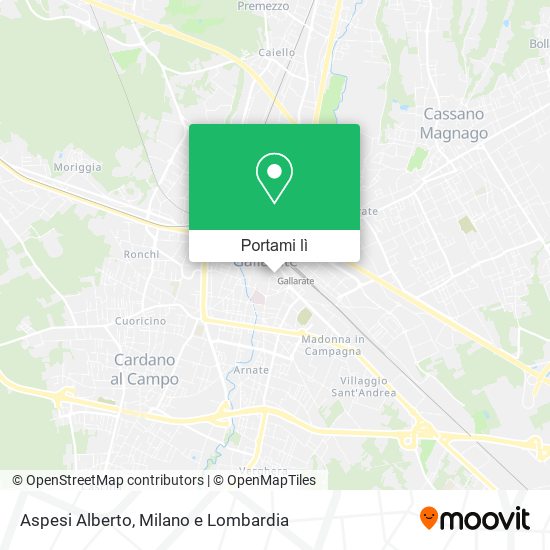 Mappa Aspesi Alberto