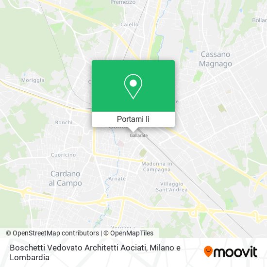 Mappa Boschetti Vedovato Architetti Aociati