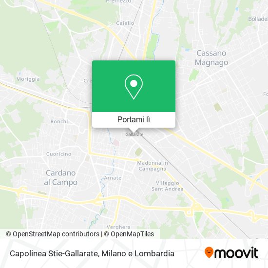Mappa Capolinea Stie-Gallarate