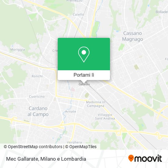 Mappa Mec Gallarate