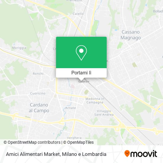 Mappa Amici Alimentari Market
