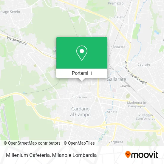 Mappa Millenium Cafeteria