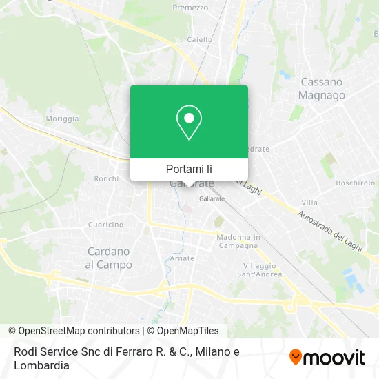 Mappa Rodi Service Snc di Ferraro R. & C.