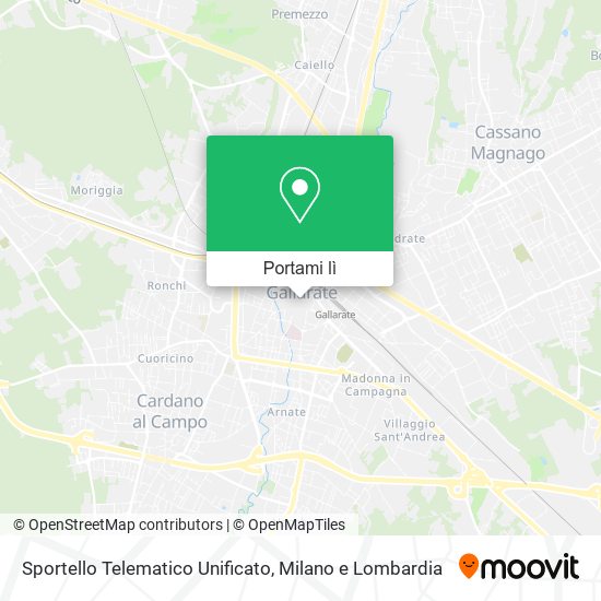 Mappa Sportello Telematico Unificato