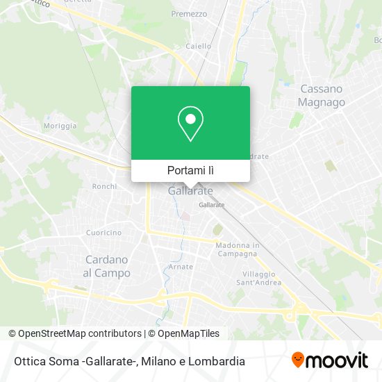 Mappa Ottica Soma -Gallarate-