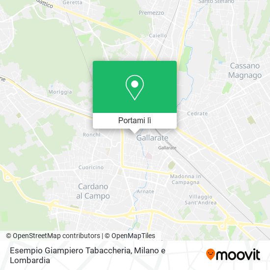 Mappa Esempio Giampiero Tabaccheria