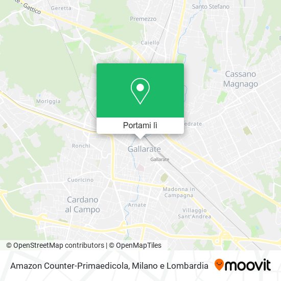 Mappa Amazon Counter-Primaedicola