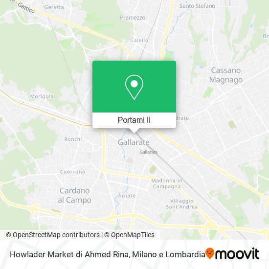 Mappa Howlader Market di Ahmed Rina