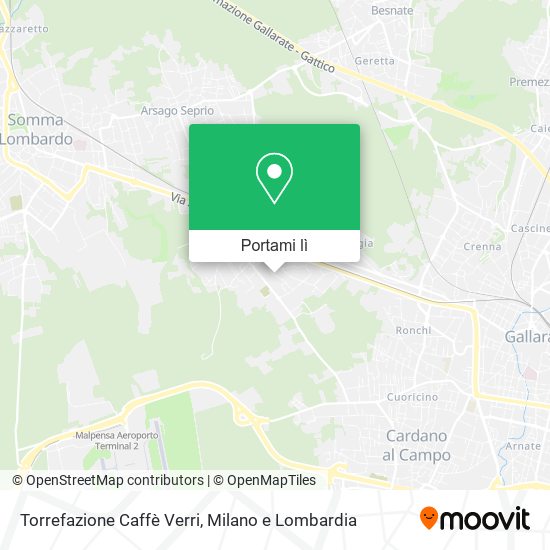 Mappa Torrefazione Caffè Verri