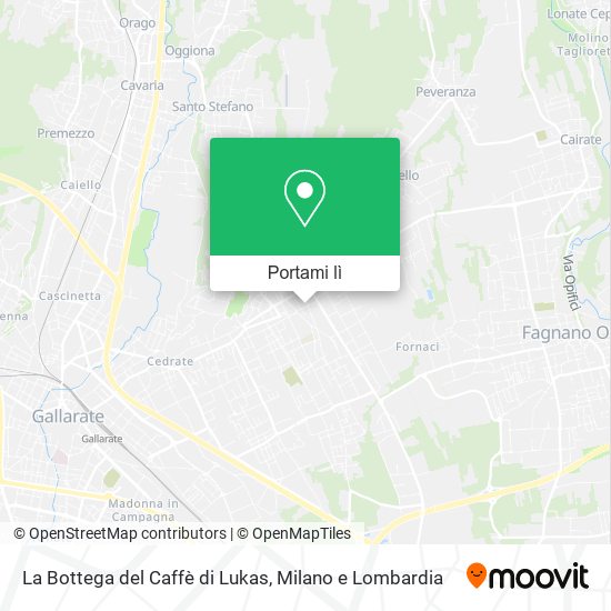 Mappa La Bottega del Caffè di Lukas
