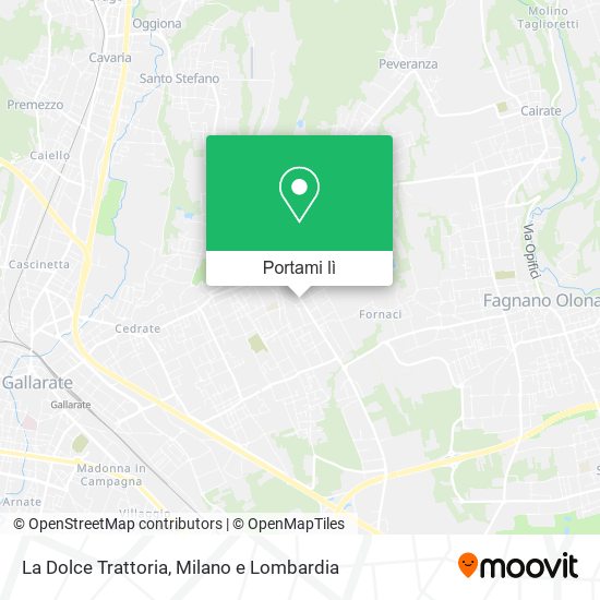 Mappa La Dolce Trattoria