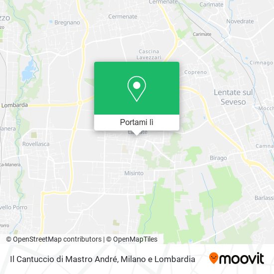 Mappa Il Cantuccio di Mastro André