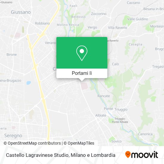 Mappa Castello Lagravinese Studio