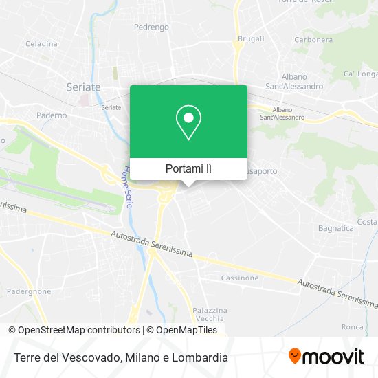 Mappa Terre del Vescovado