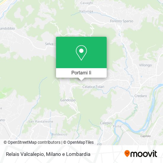 Mappa Relais Valcalepio