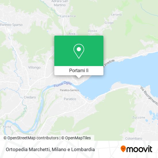 Mappa Ortopedia Marchetti