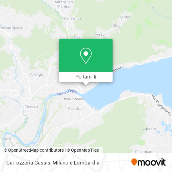 Mappa Carrozzeria Cassis