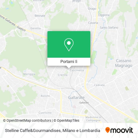 Mappa Stelline Caffe&Gourmandises