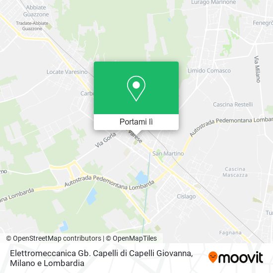 Mappa Elettromeccanica Gb. Capelli di Capelli Giovanna