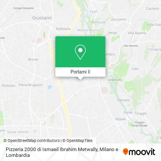 Mappa Pizzeria 2000 di Ismaeil Ibrahim Metwally