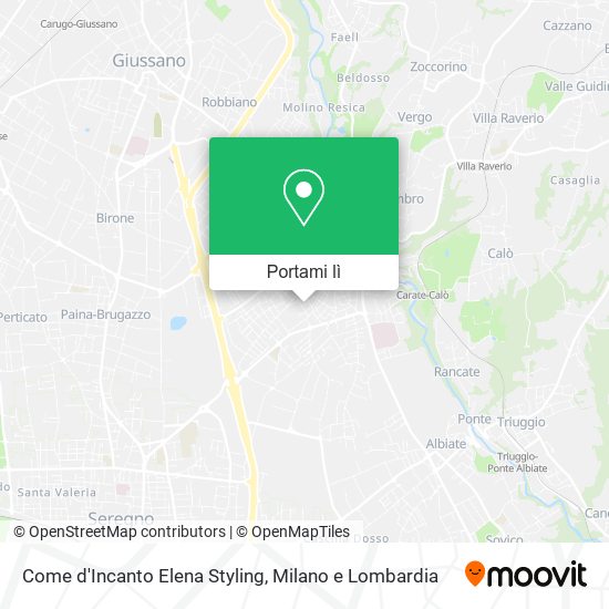 Mappa Come d'Incanto Elena Styling