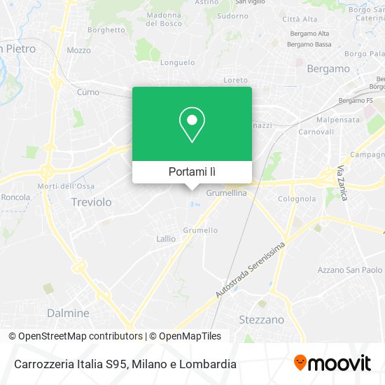 Mappa Carrozzeria Italia S95