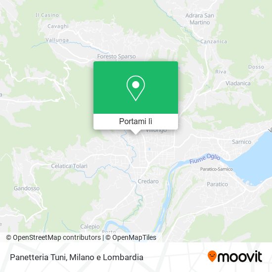 Mappa Panetteria Tuni