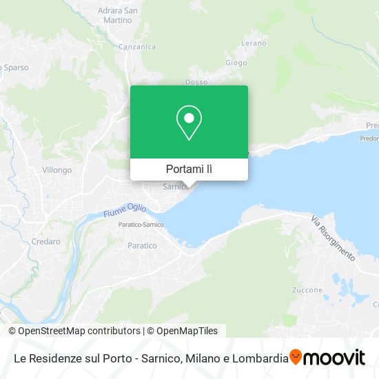 Mappa Le Residenze sul Porto - Sarnico