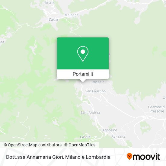 Mappa Dott.ssa Annamaria Giori