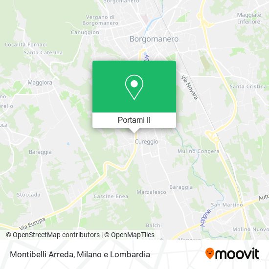 Mappa Montibelli Arreda