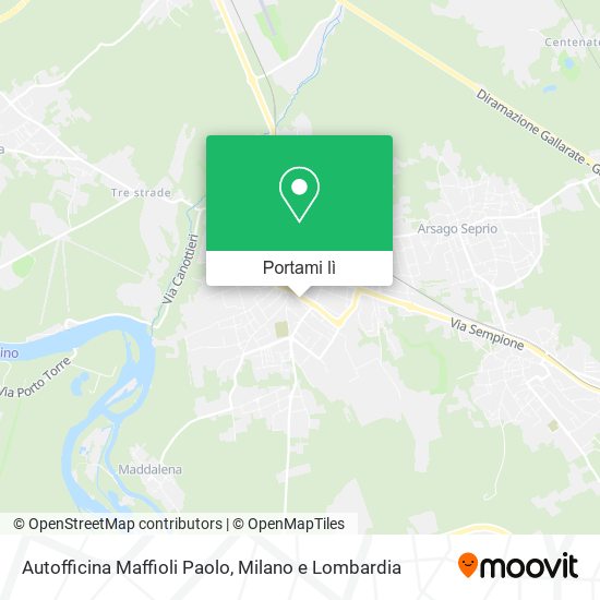Mappa Autofficina Maffioli Paolo