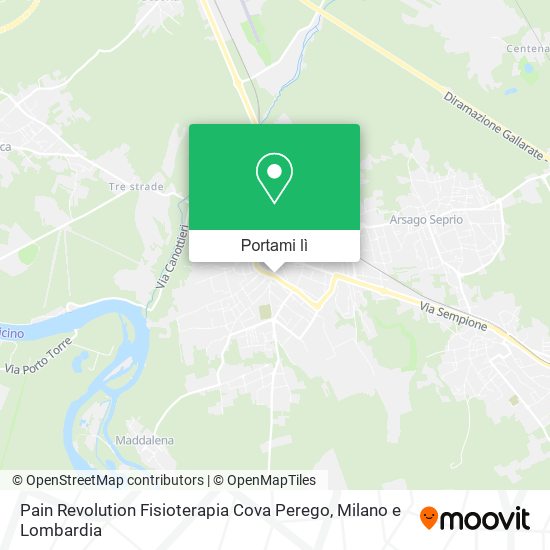 Mappa Pain Revolution Fisioterapia Cova Perego