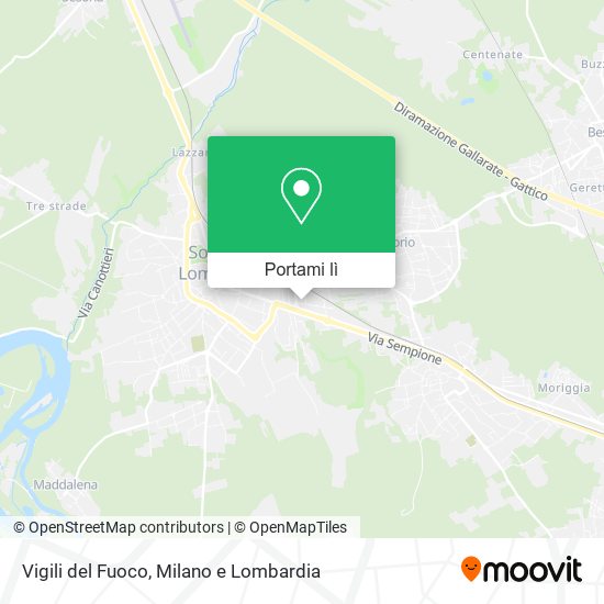 Mappa Vigili del Fuoco