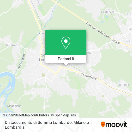 Mappa Distaccamento di Somma Lombardo