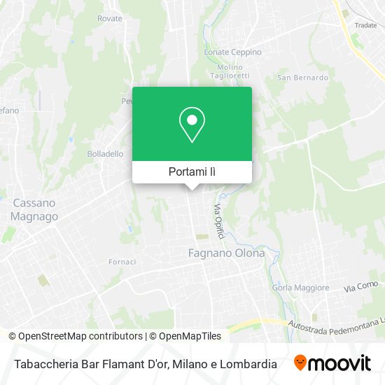 Mappa Tabaccheria Bar Flamant D'or