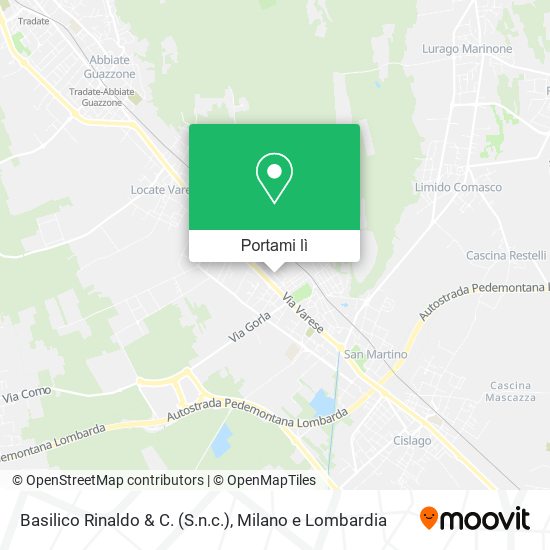 Mappa Basilico Rinaldo & C. (S.n.c.)