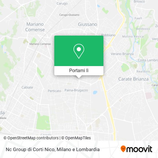 Mappa Nc Group di Corti Nico