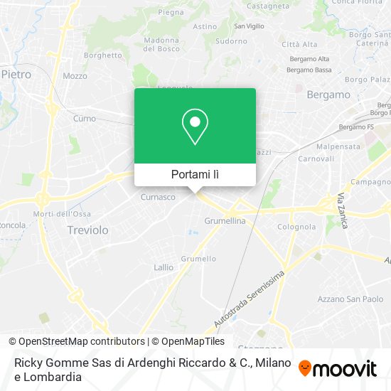Mappa Ricky Gomme Sas di Ardenghi Riccardo & C.