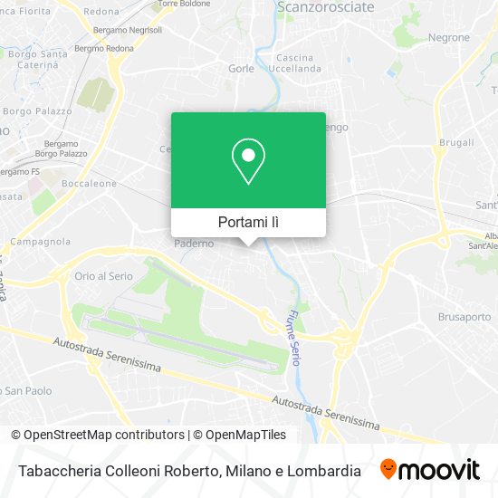 Mappa Tabaccheria Colleoni Roberto