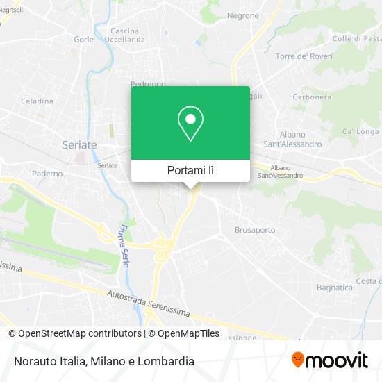 Mappa Norauto Italia