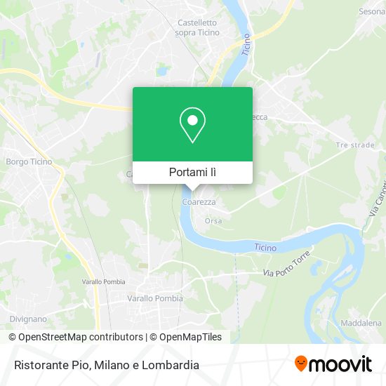 Mappa Ristorante Pio