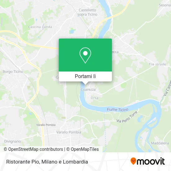Mappa Ristorante Pio