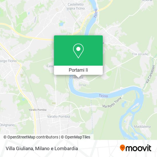 Mappa Villa Giuliana