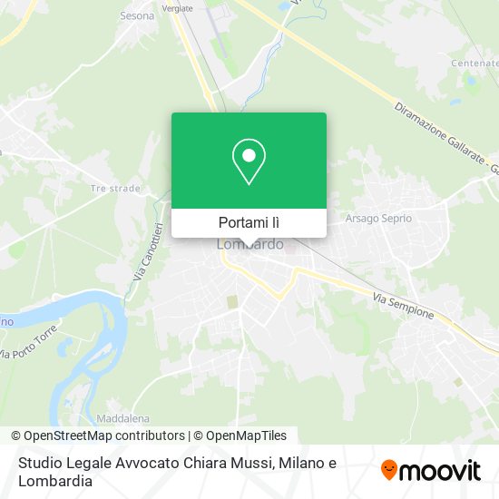 Mappa Studio Legale Avvocato Chiara Mussi
