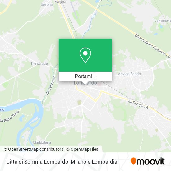 Mappa Città di Somma Lombardo